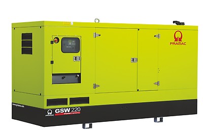 Дизельный генератор PRAMAC GSW 220D в кожухе