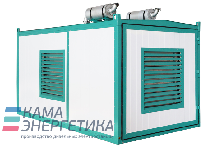 Фотография для Газопоршневая электростанция Кама-Камаз KG-100S в контейнере