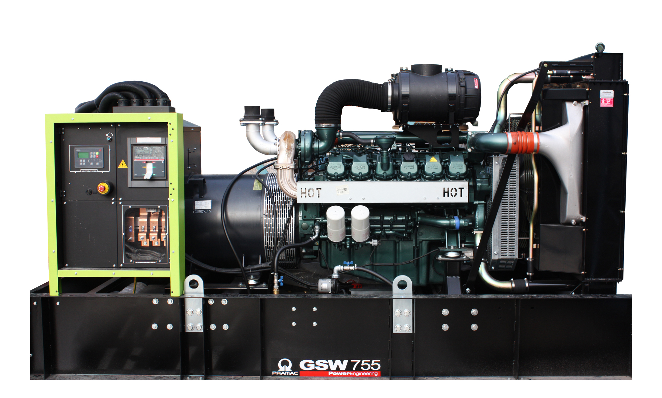 Фотография для Дизельный генератор PRAMAC GSW 755DO Открытый